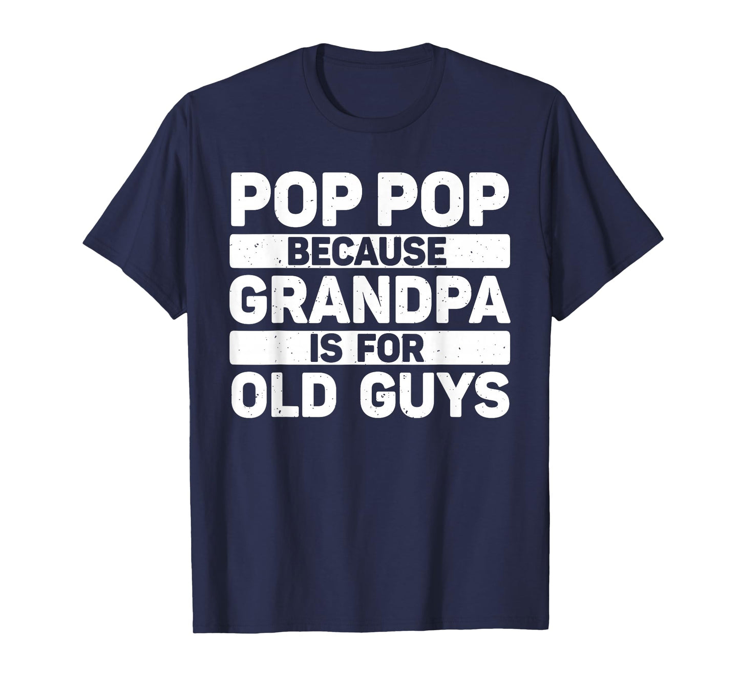 Pop Pop Art Grandpa T-Shirt For Grandkids Father's Day
