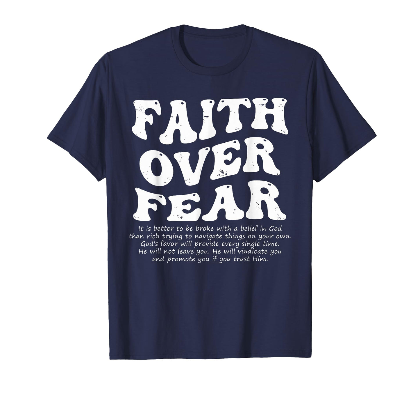 Faith Over Fear Christian T-Shirt