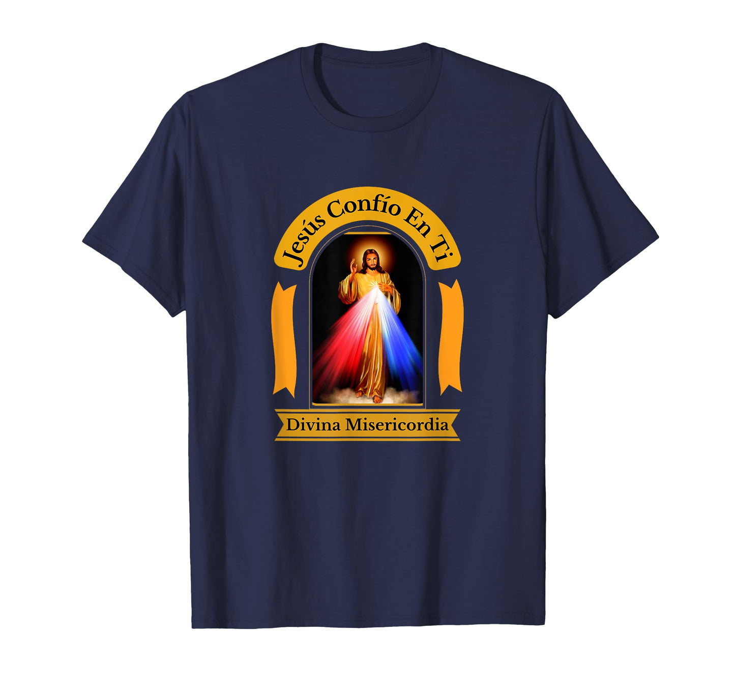 Jesús Confío En Ti Divine Mercy Spanish Catholic T-Shirt