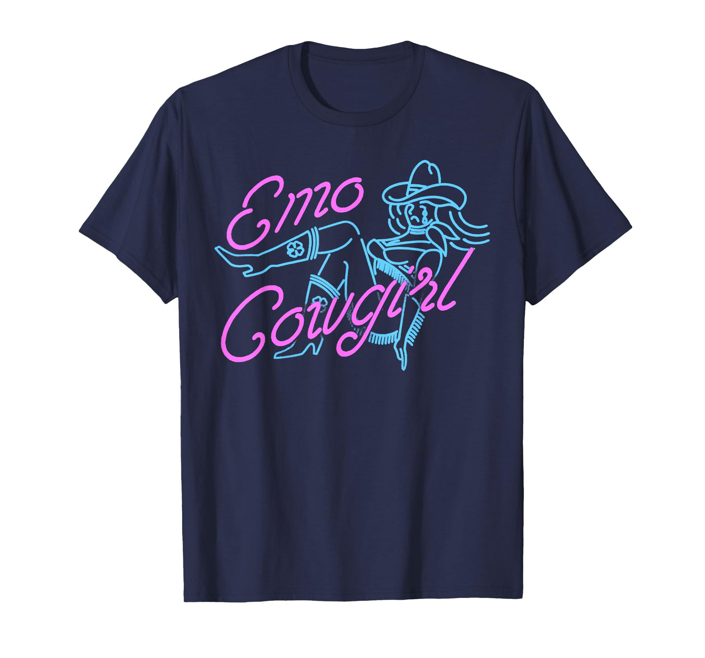 Retro Basic Funny Emo Cowgirl Quote Relax Tim Sexy T-Shirt