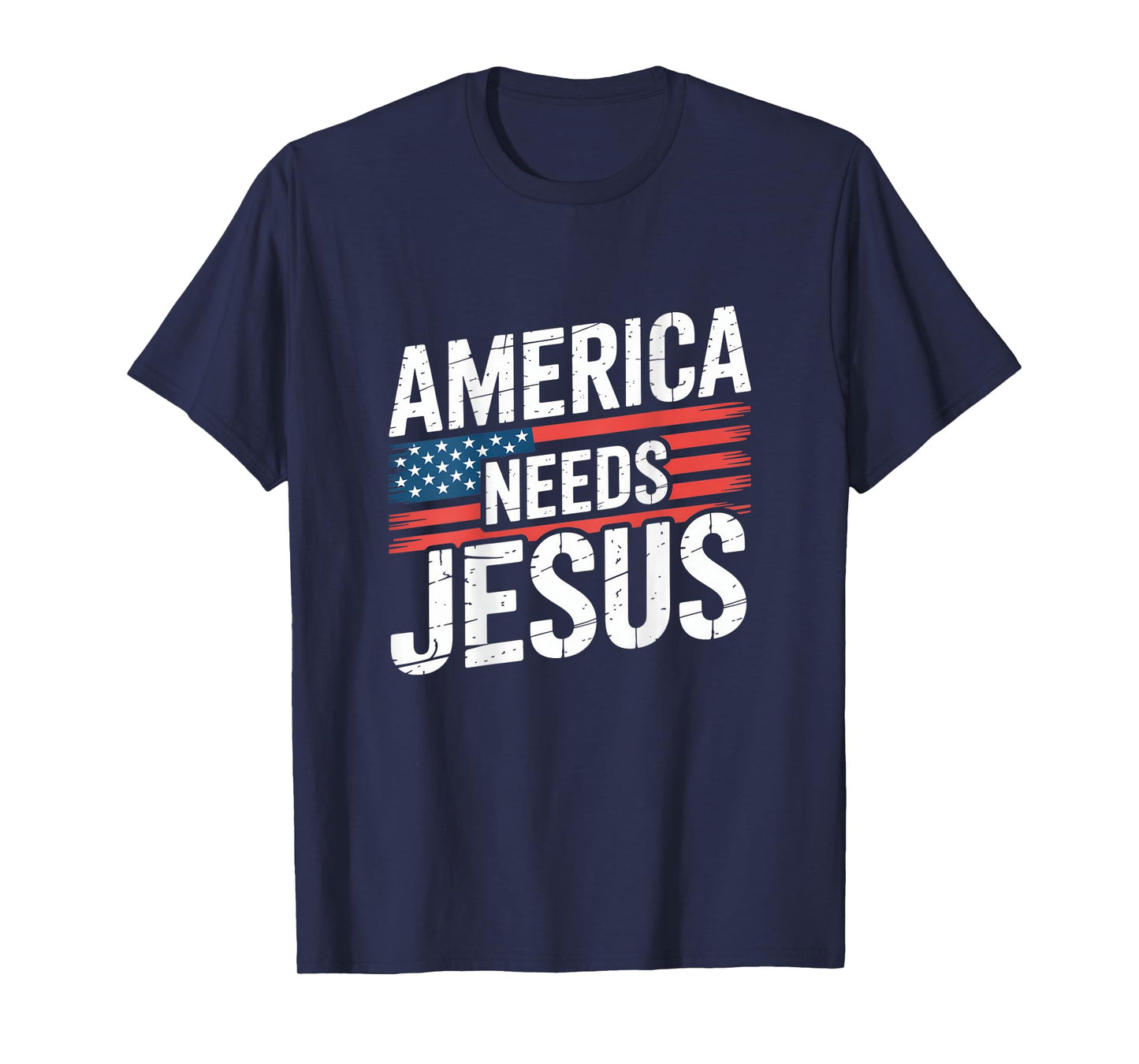 America Needs Jesus Lightblessed - Perfect Christian Gifts T-Shirt