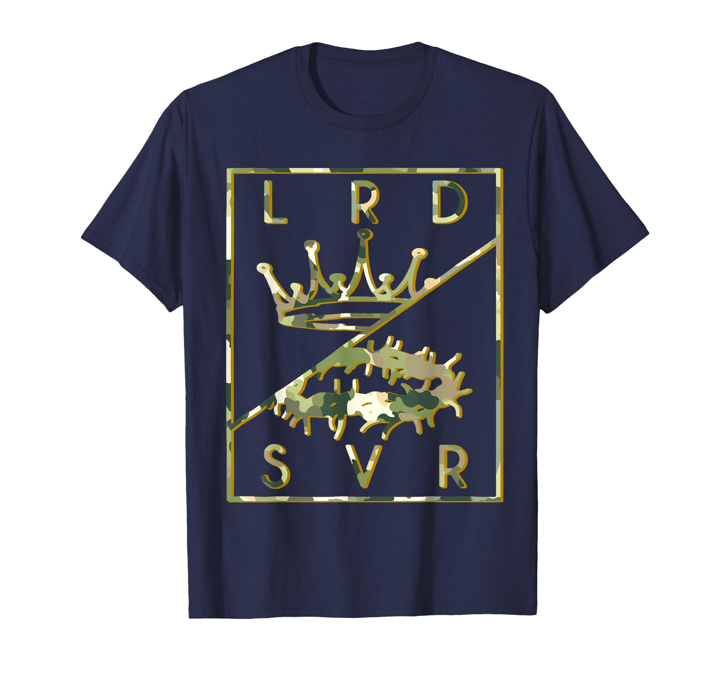 Camo Jesus Christian King Crown Lord & Savior 2 T-Shirt