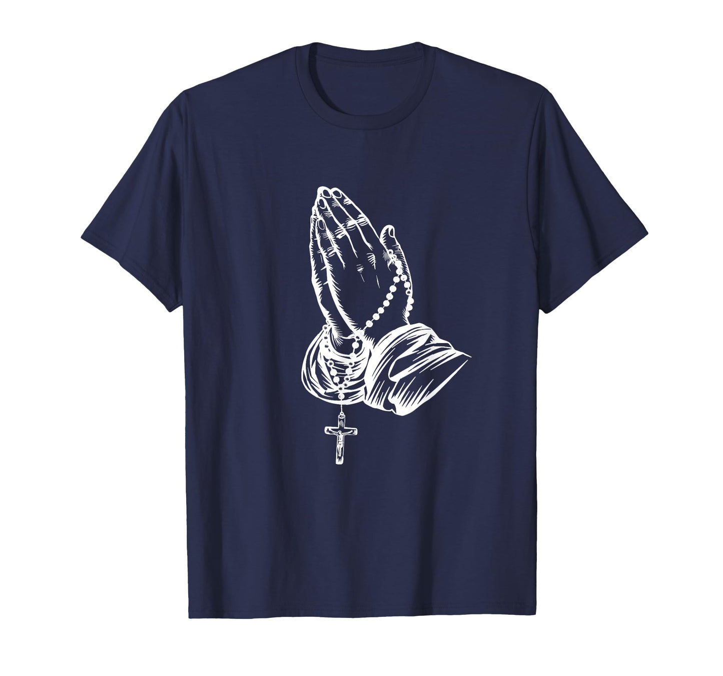 PRAYING HANDS | Rosary T-Shirt