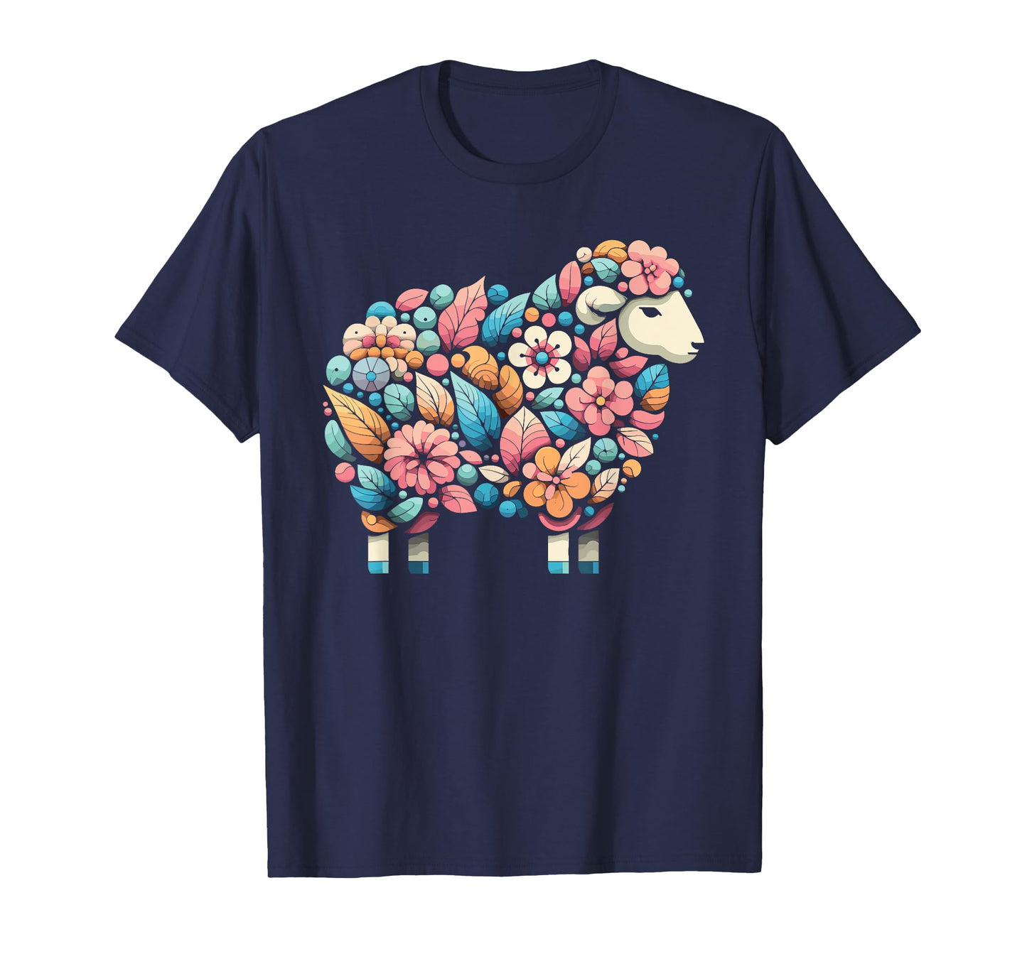 Farmer Floral Sheep T-Shirt