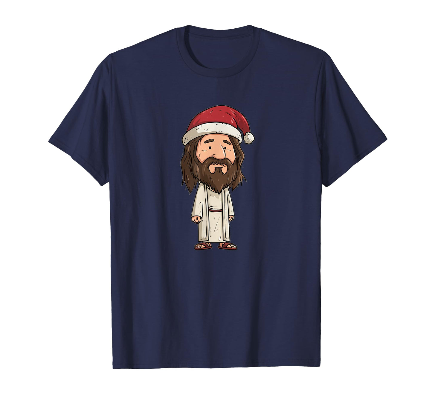 Amazing Jesus Christ with Hat for Nice Christmas Night T-Shirt