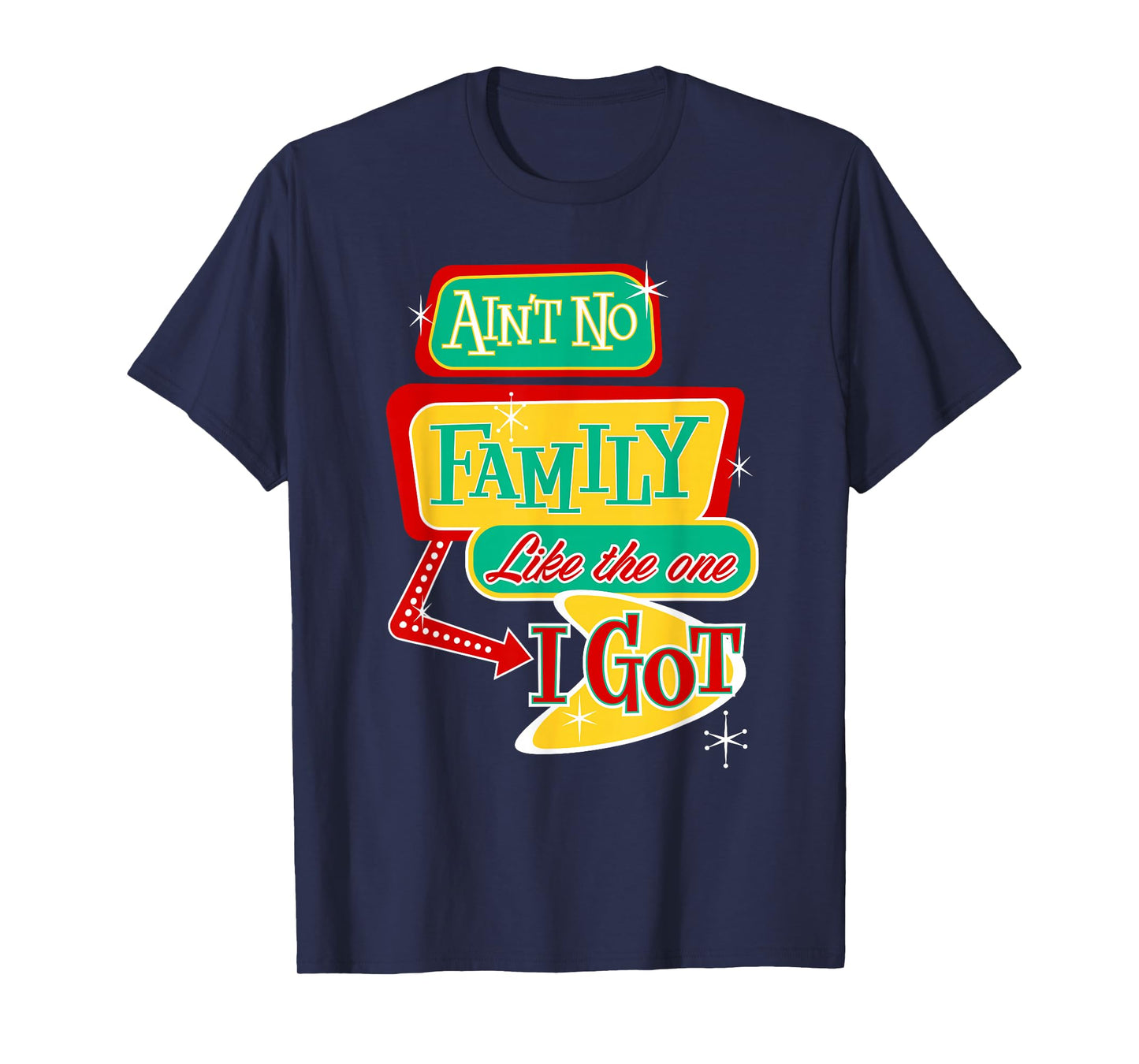Ain’t No Family Like The One I Got Funny Vintage Design T-Shirt