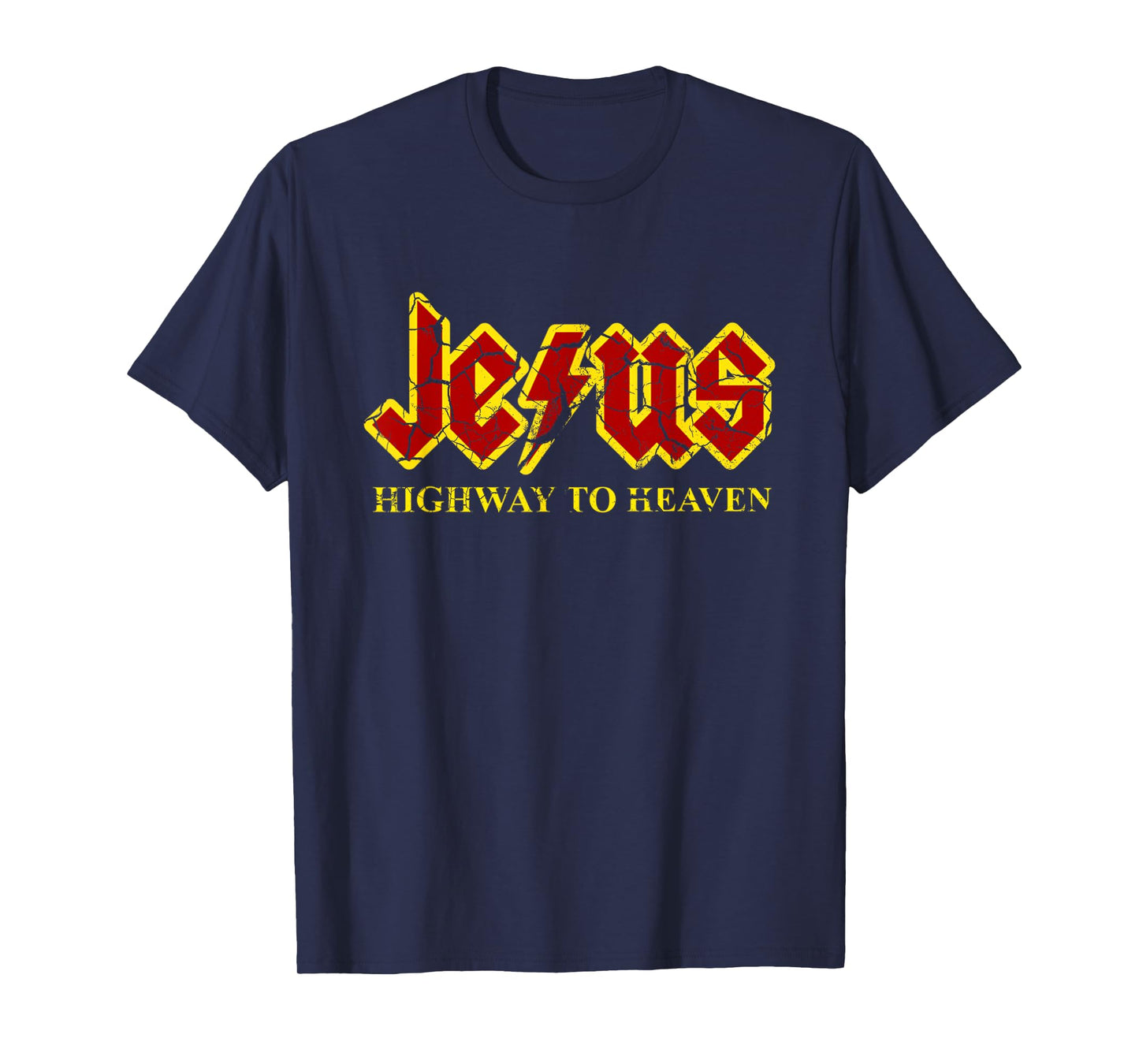 Jesus Highway To Heaven Funny Christian T-Shirt