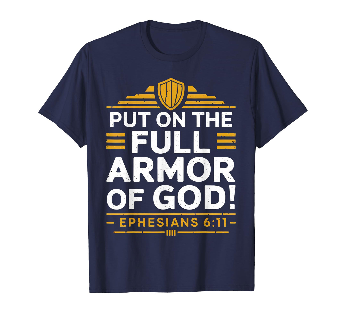Full Armor Of God Gospel Christian Pray Faith Bible Verse T-Shirt