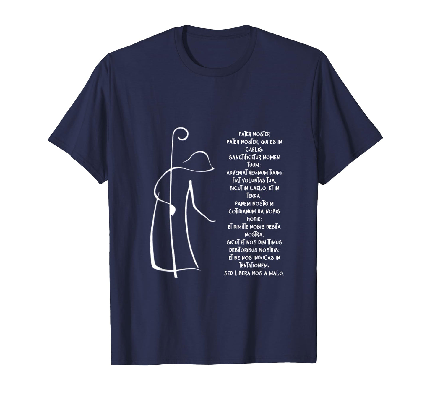 Our Father in latin, Main Prayer to God, Holy Spirit bless T-Shirt