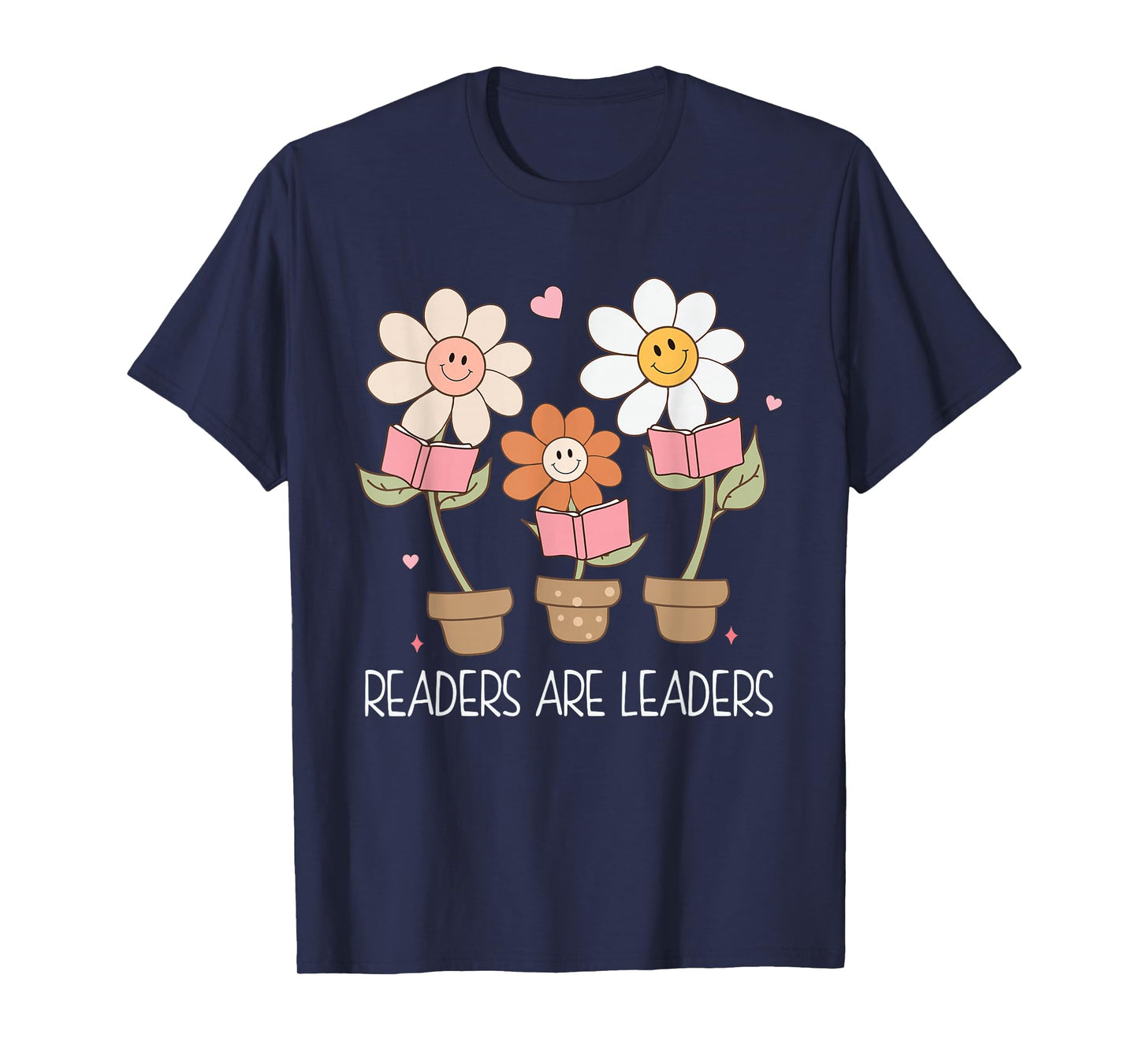 Readers Are Leaders Motivational Reading Book Quote T-Shirt