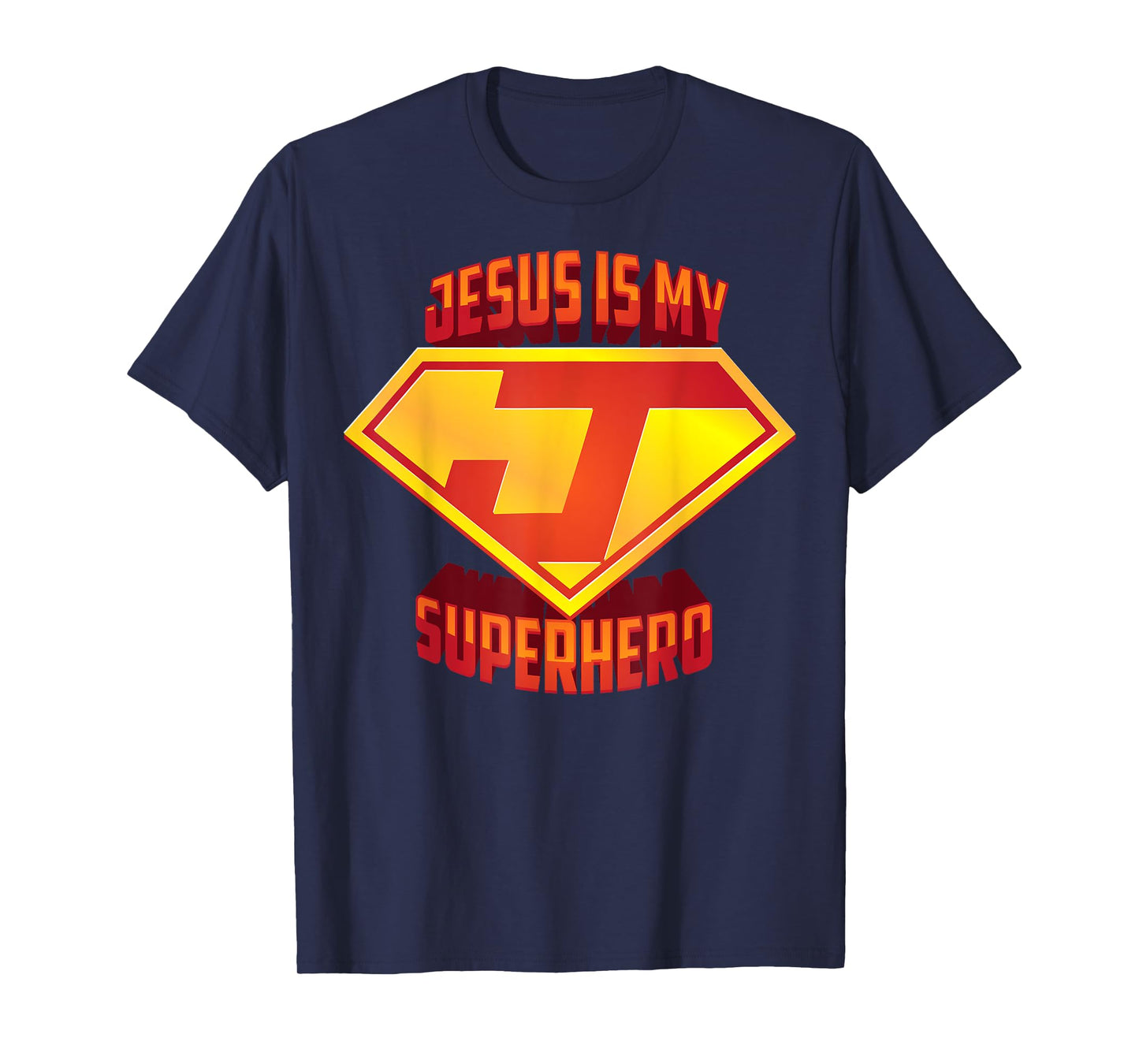 Cute Jesus Is My Superhero Birthday Present For You T-Shirt