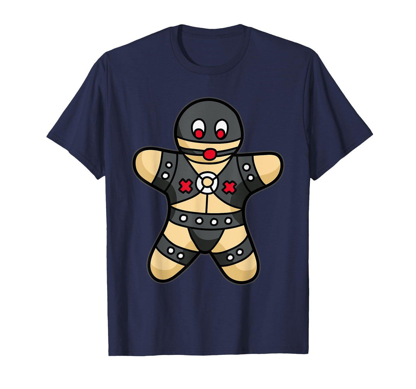 Kinky Gingerbread Man - BDSM & Bondage Humor T-Shirt