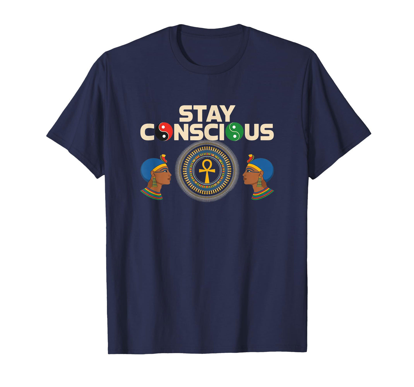 Stay Conscious - Afrocentric Clothing Black Pride T-Shirt