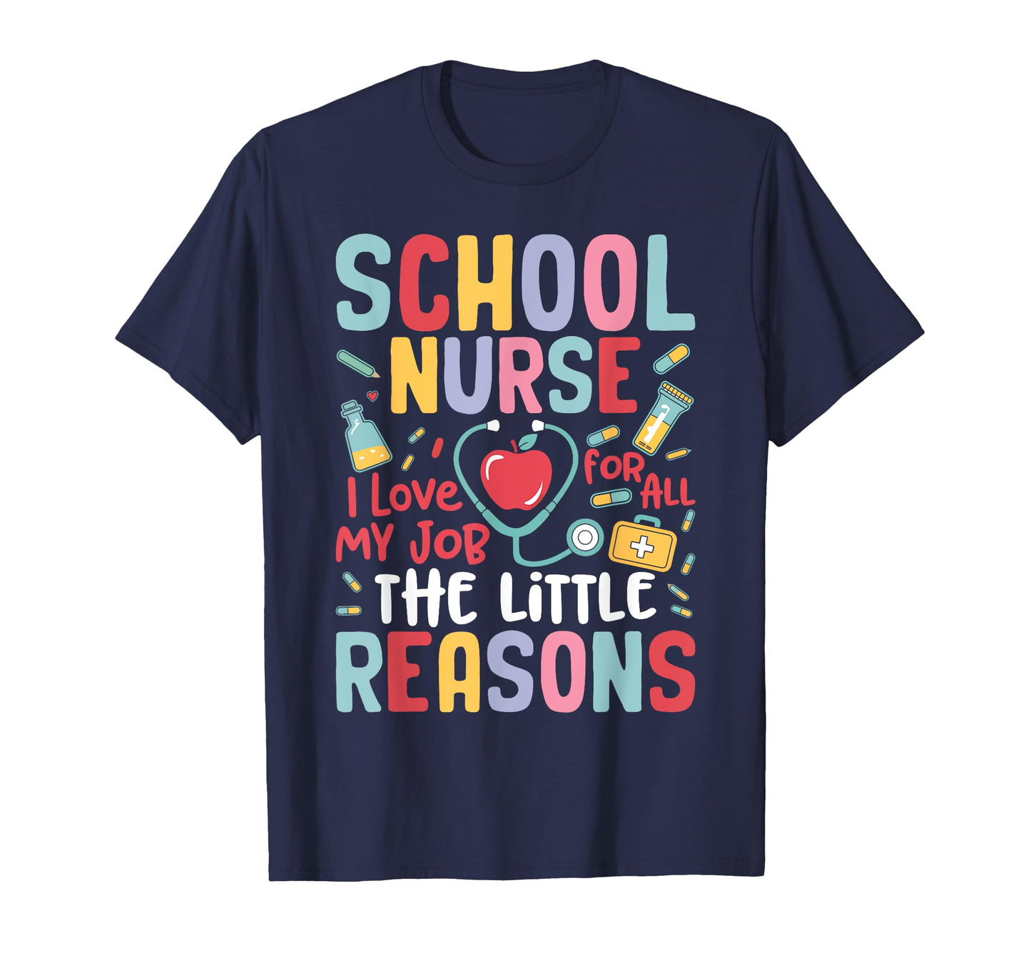 School Nurse Appreciation Nursing Elementary School Nurse T-Shirt