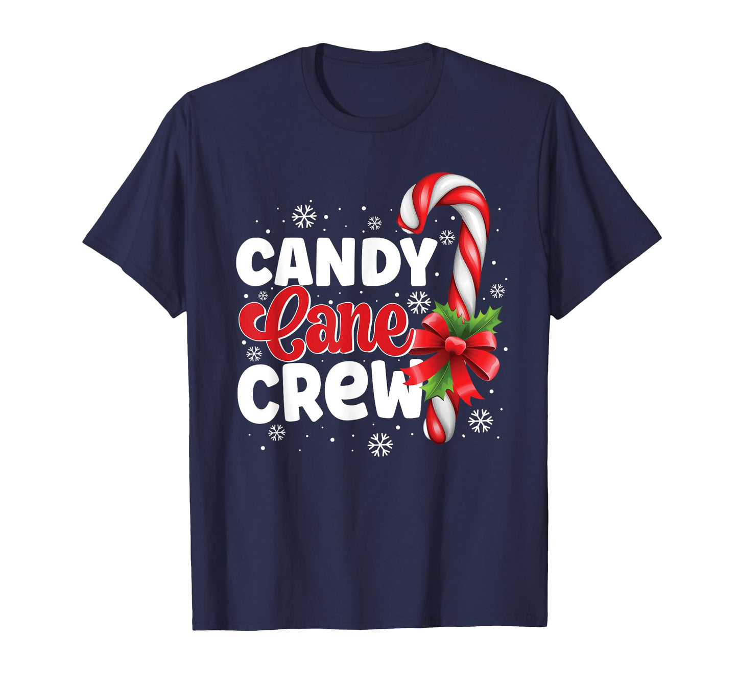 Candy Cane Crew Christmas Candy Love Pajamas T-Shirt