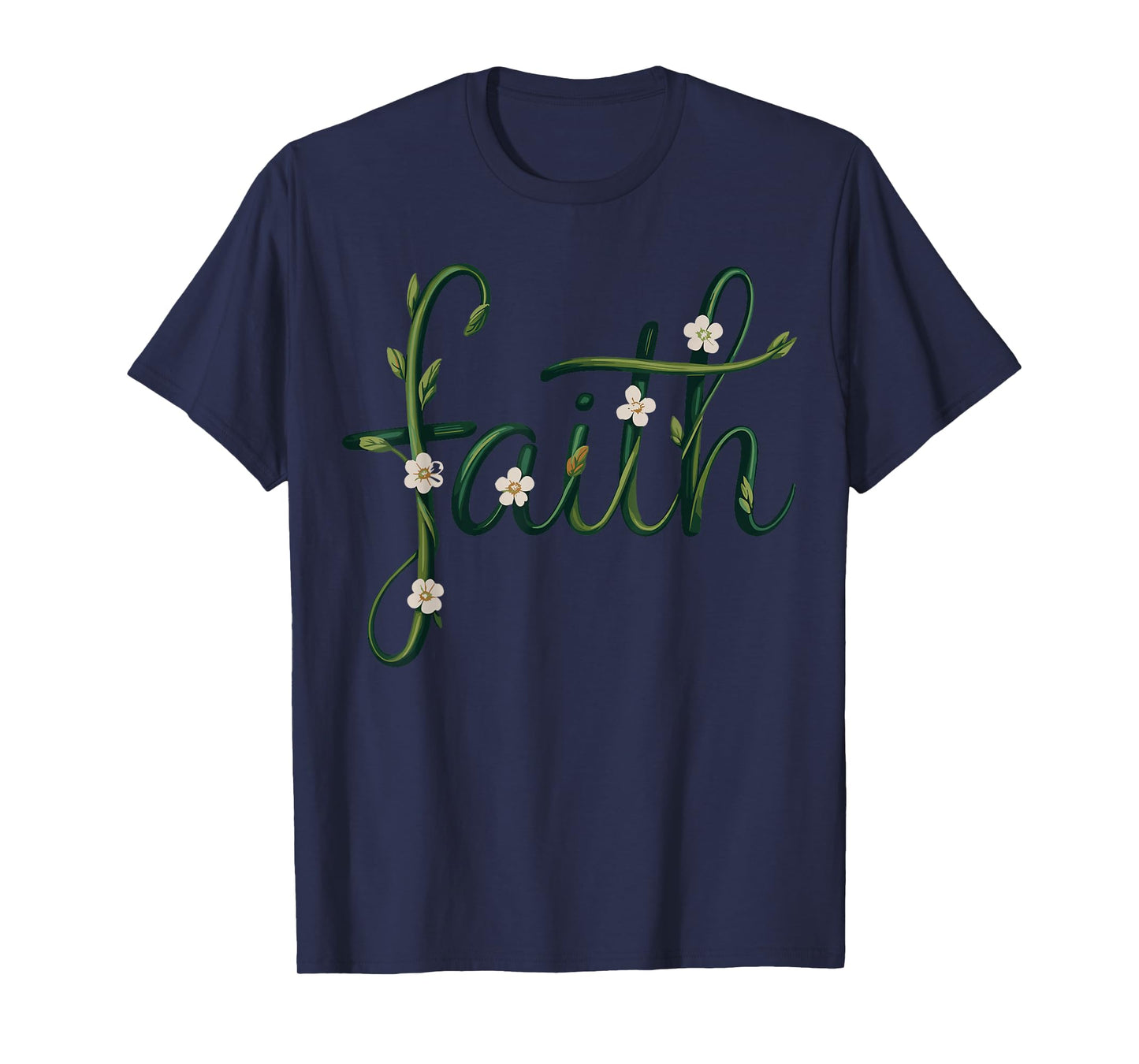 Faith Daisy Flower Christian T-Shirt