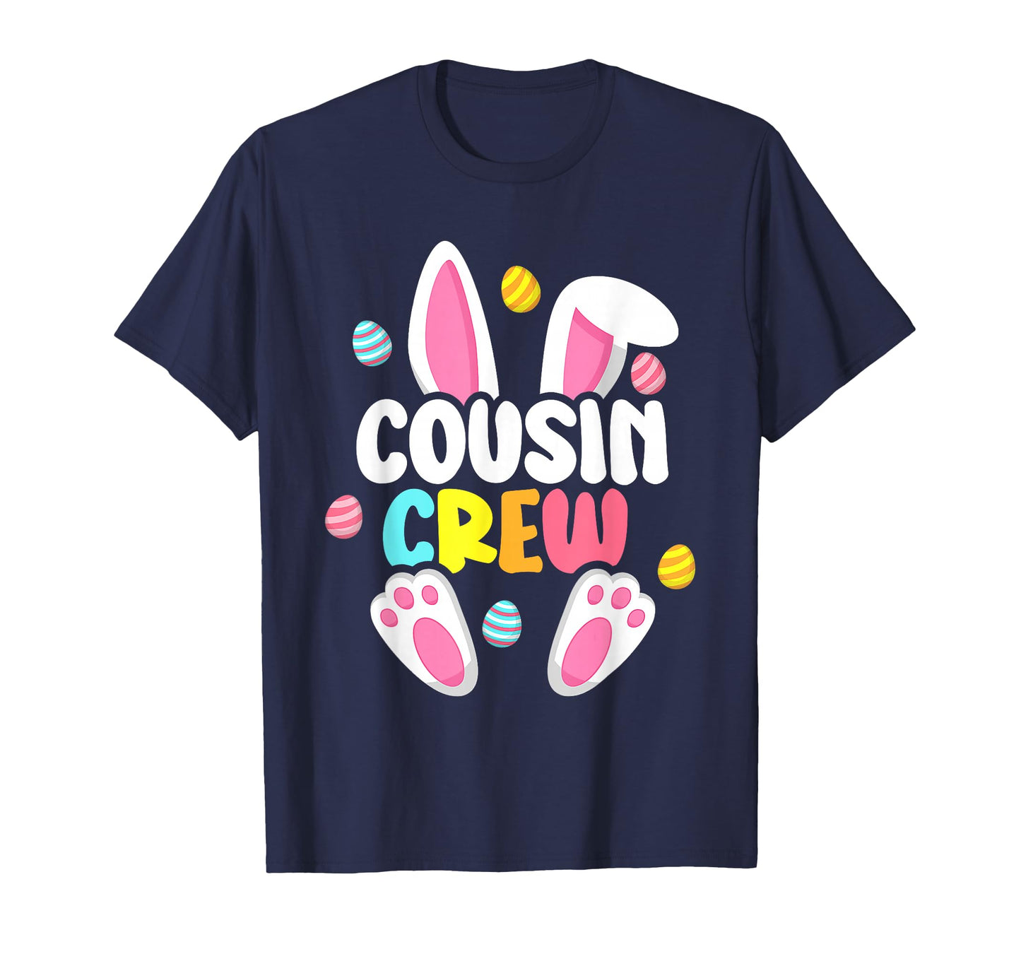 Cousin Crew Family Matching Bunny Easter Day Egg Hunt Group T-Shirt