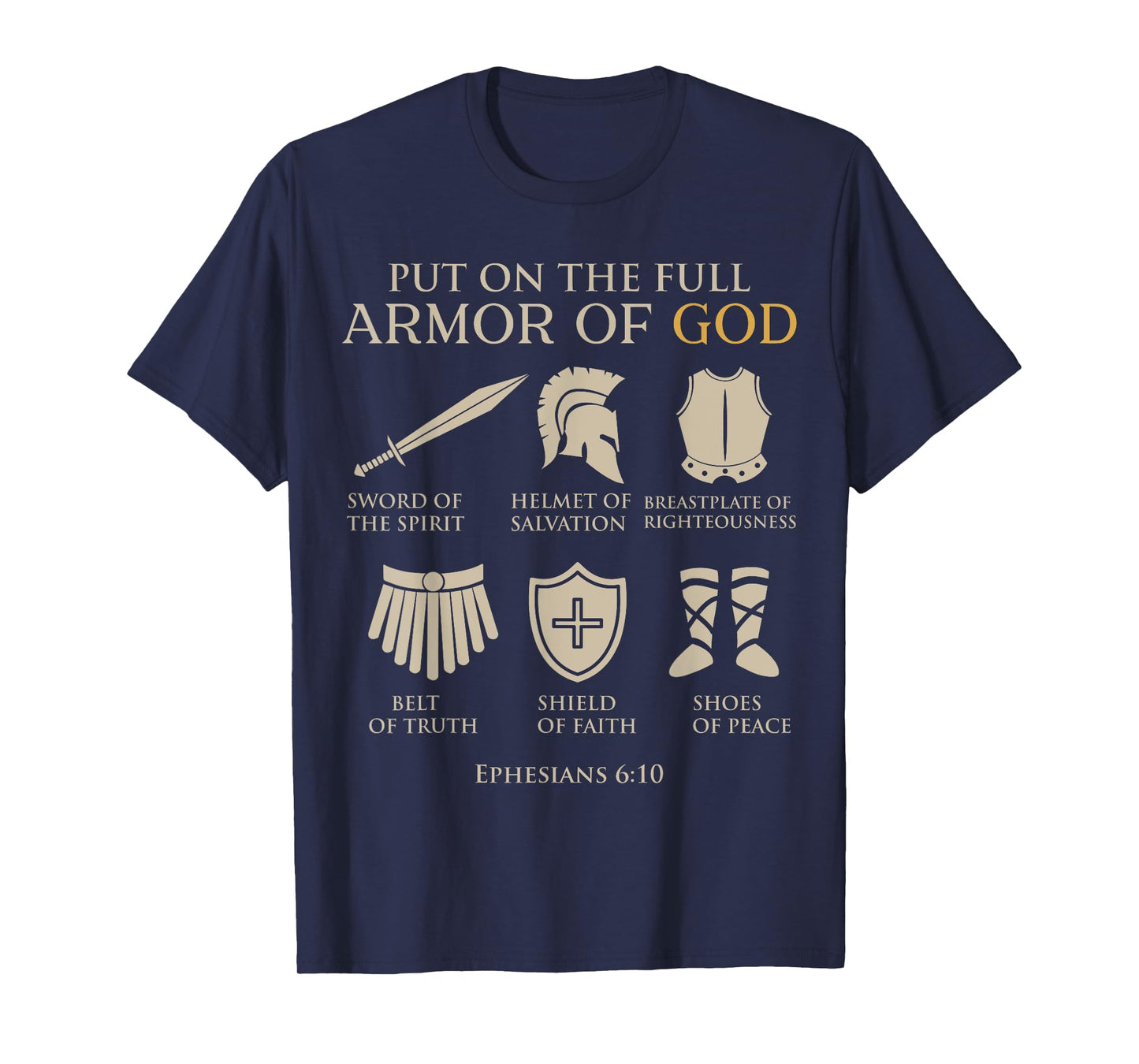 Toddler Boy Armor Of God Brother Son Men Kid Christian Jesus T-Shirt