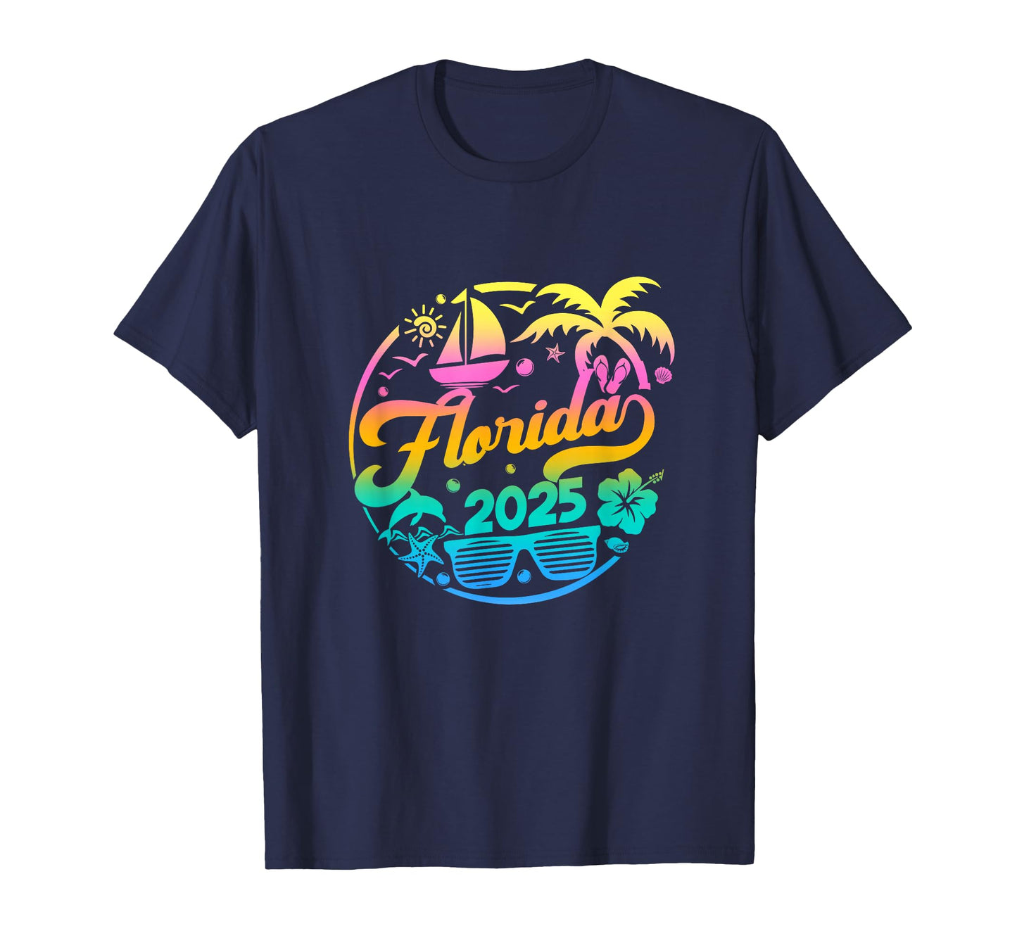 Florida 2025 Family Vacation Beach Matching Group T-Shirt