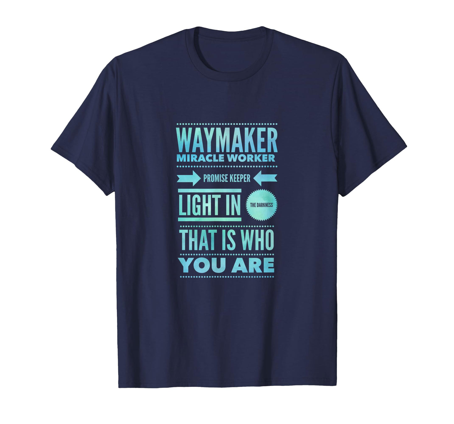 Waymaker Miracle Worker Promise Keeper Jesus Faith Christian T-Shirt