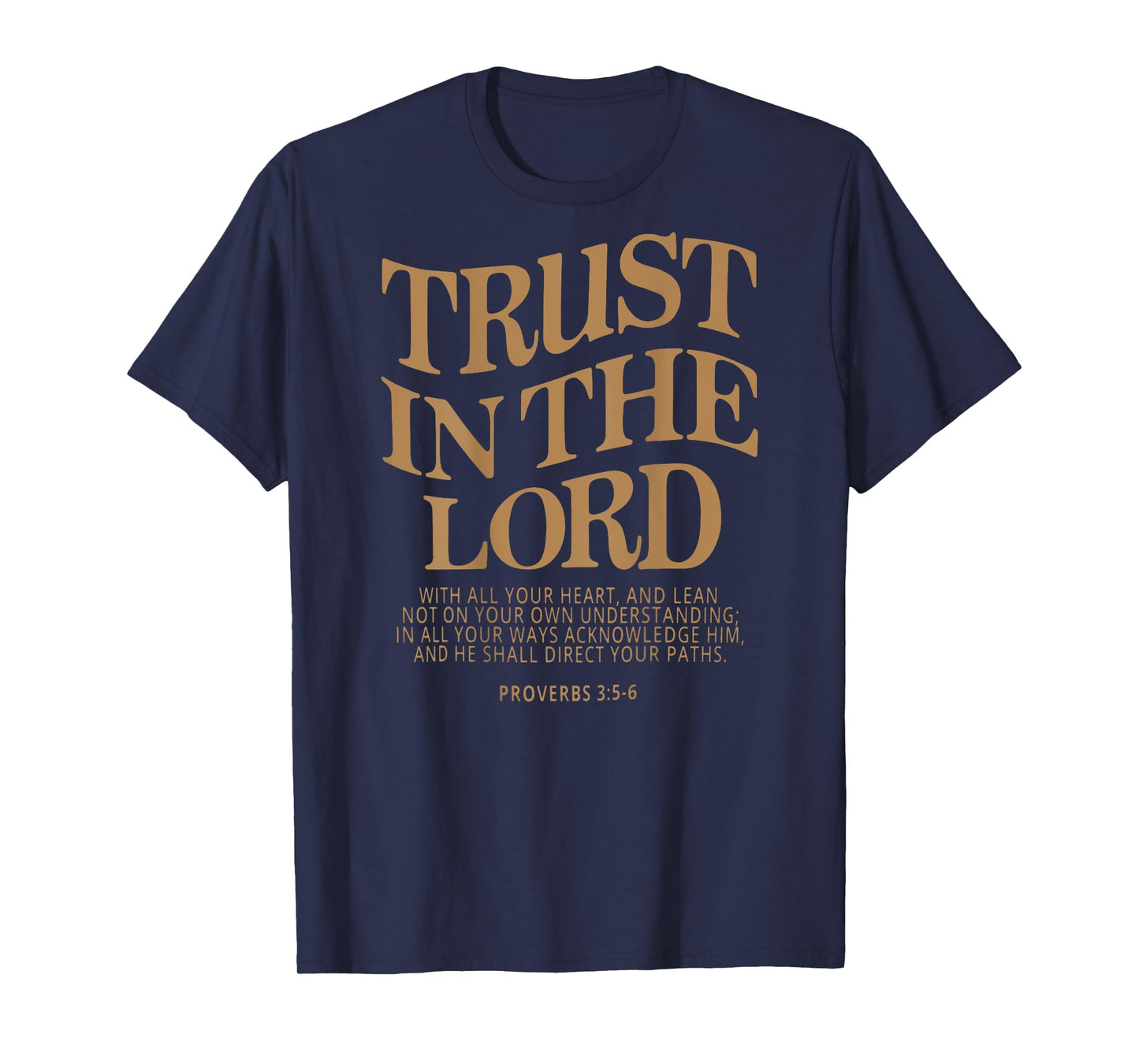 Trust In The Lord Christian Religious Faith Jesus Women's Christian T-Shirt