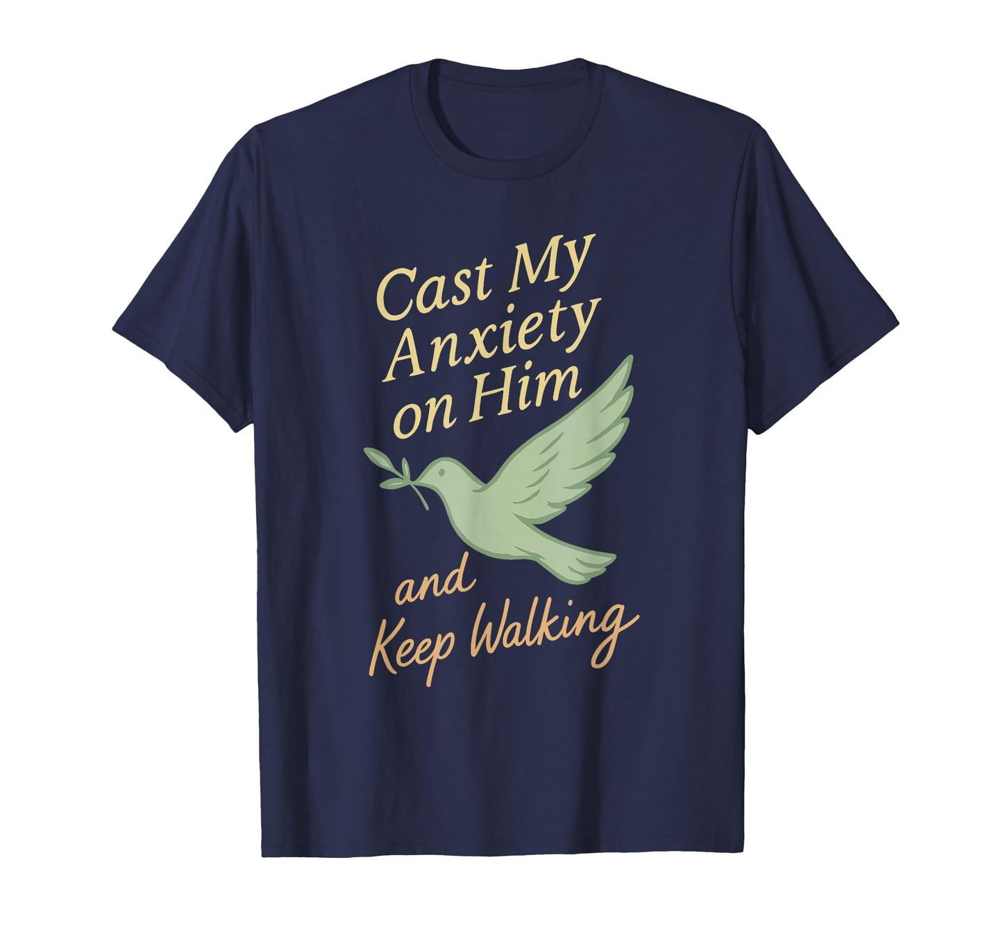 Christian Wife Anxiety Faith Mental Health Grace Jesus T-Shirt