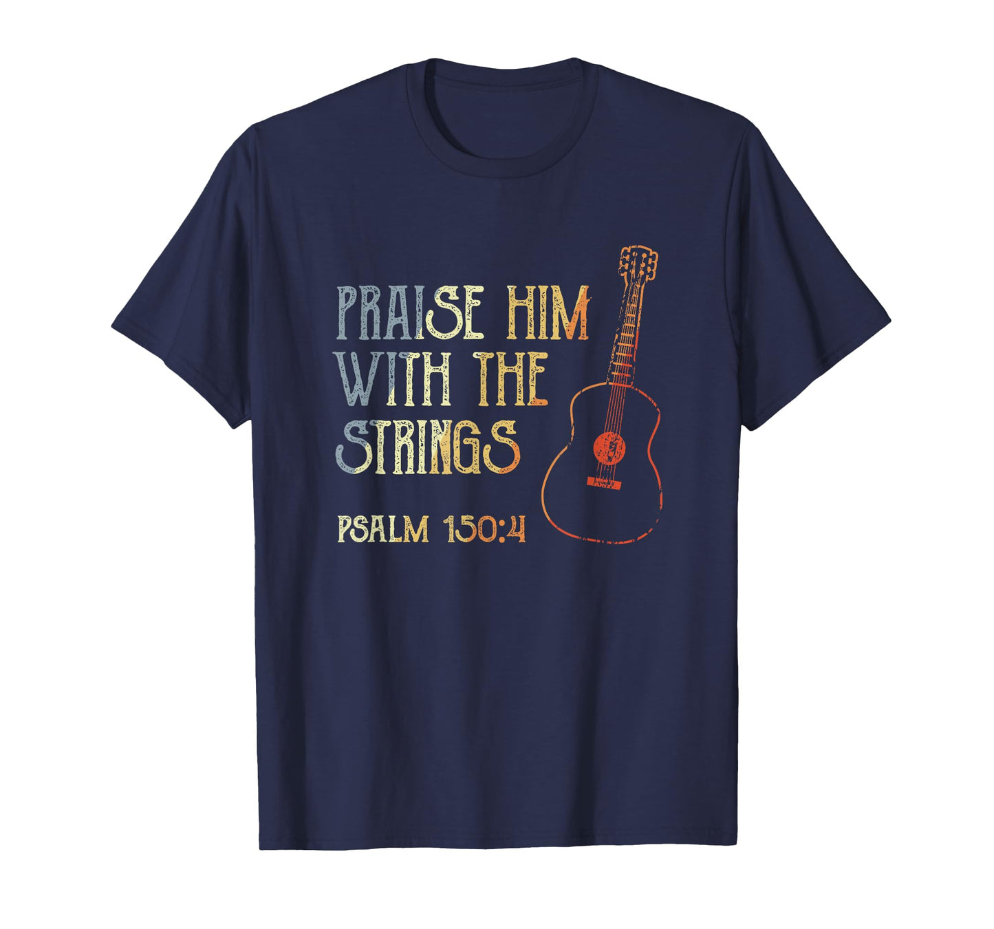 Guitarist Christian Music Guitar Player Bible Verse T-Shirt