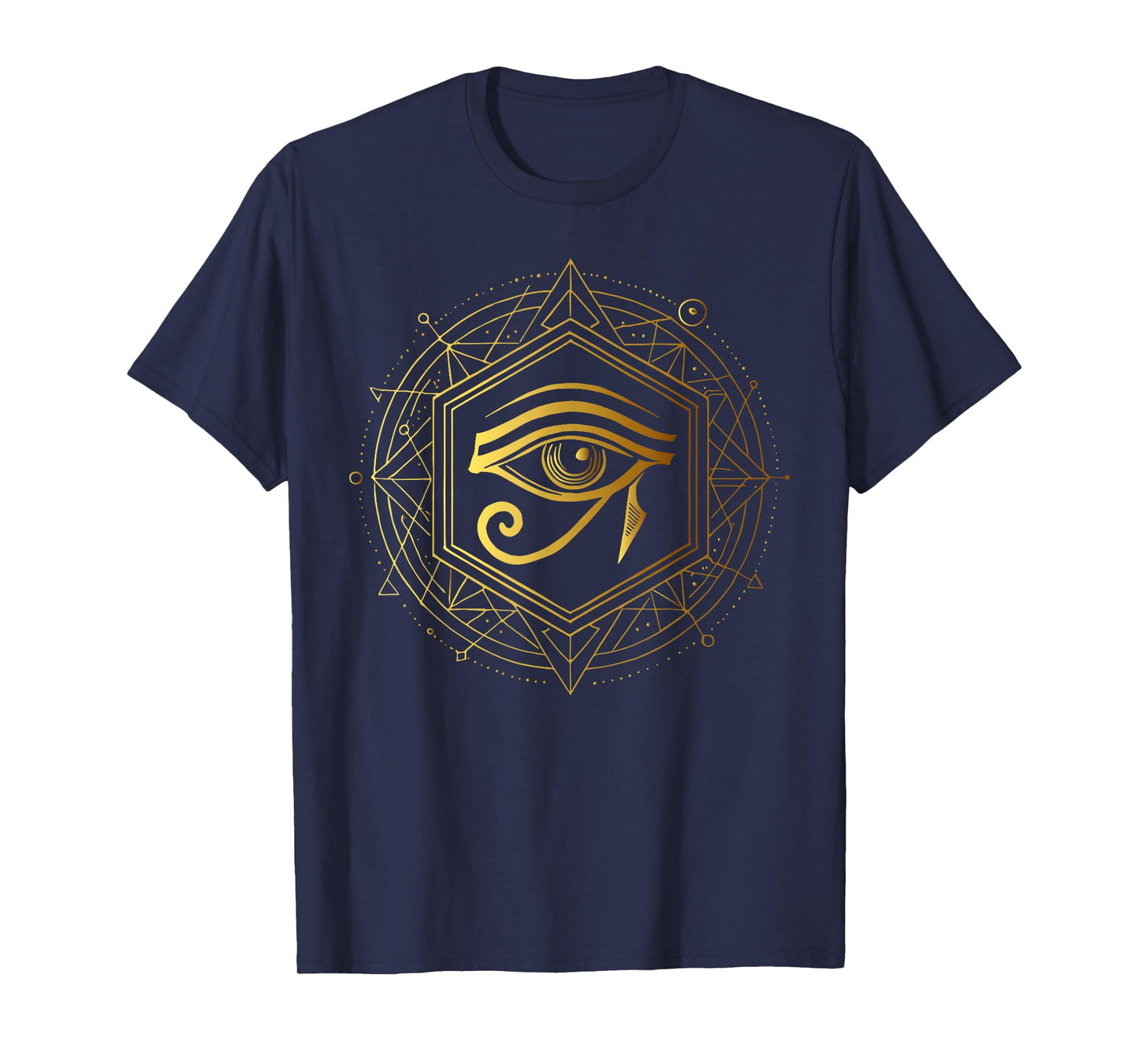 Mystical Eye of Horus Geometric Ancient Egypt T-Shirt
