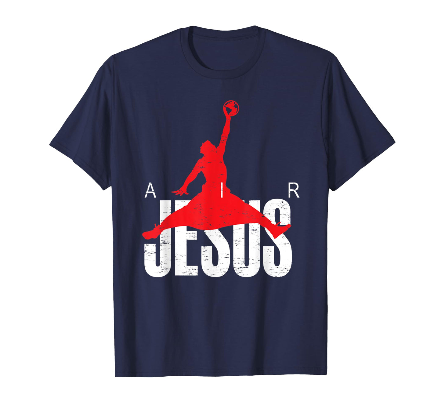 Vintage Air Jesus Sport Christian Religious Bible Verse T-Shirt