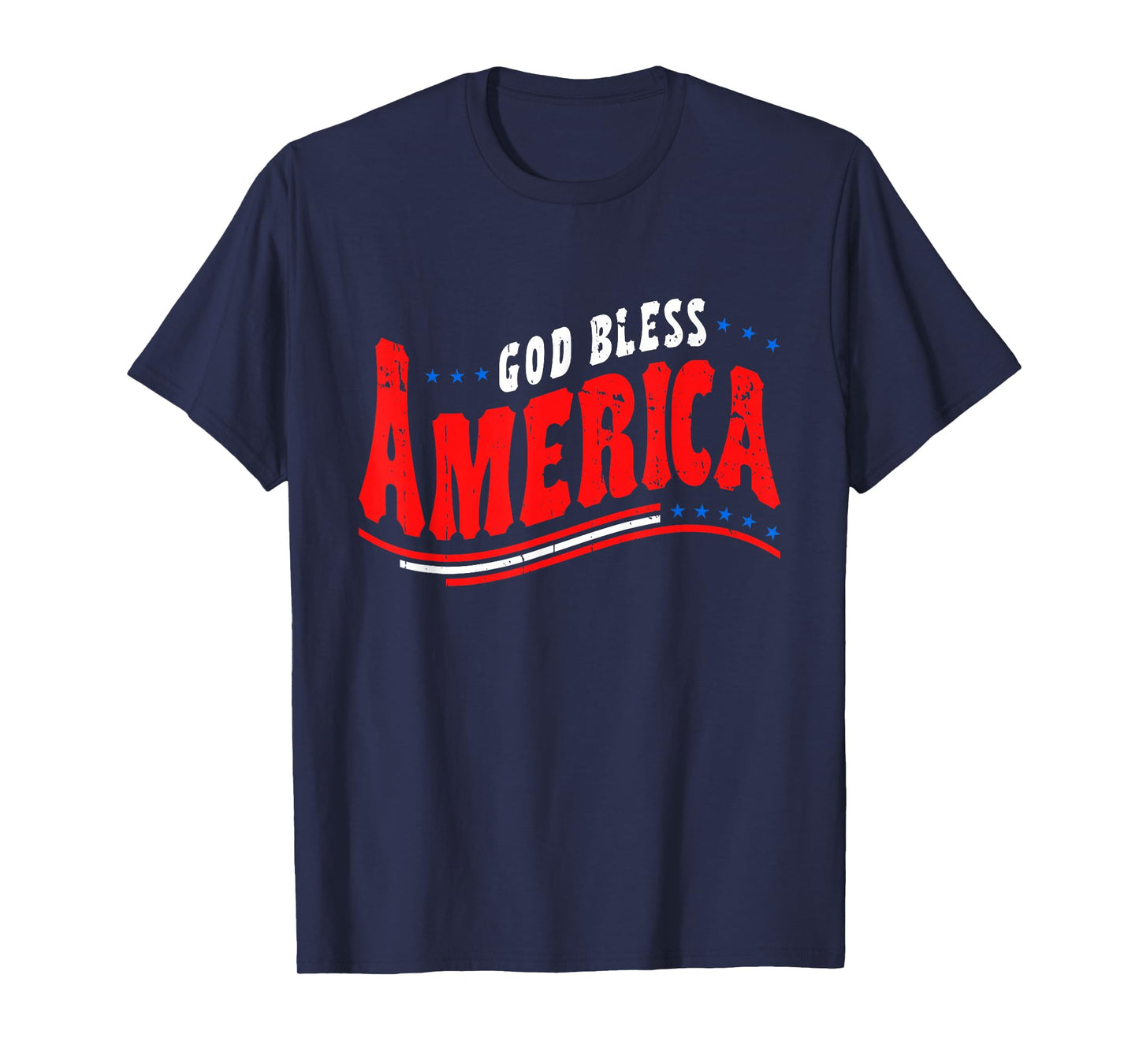 God Bless America Fourth of July Patriotic Christian T-Shirt