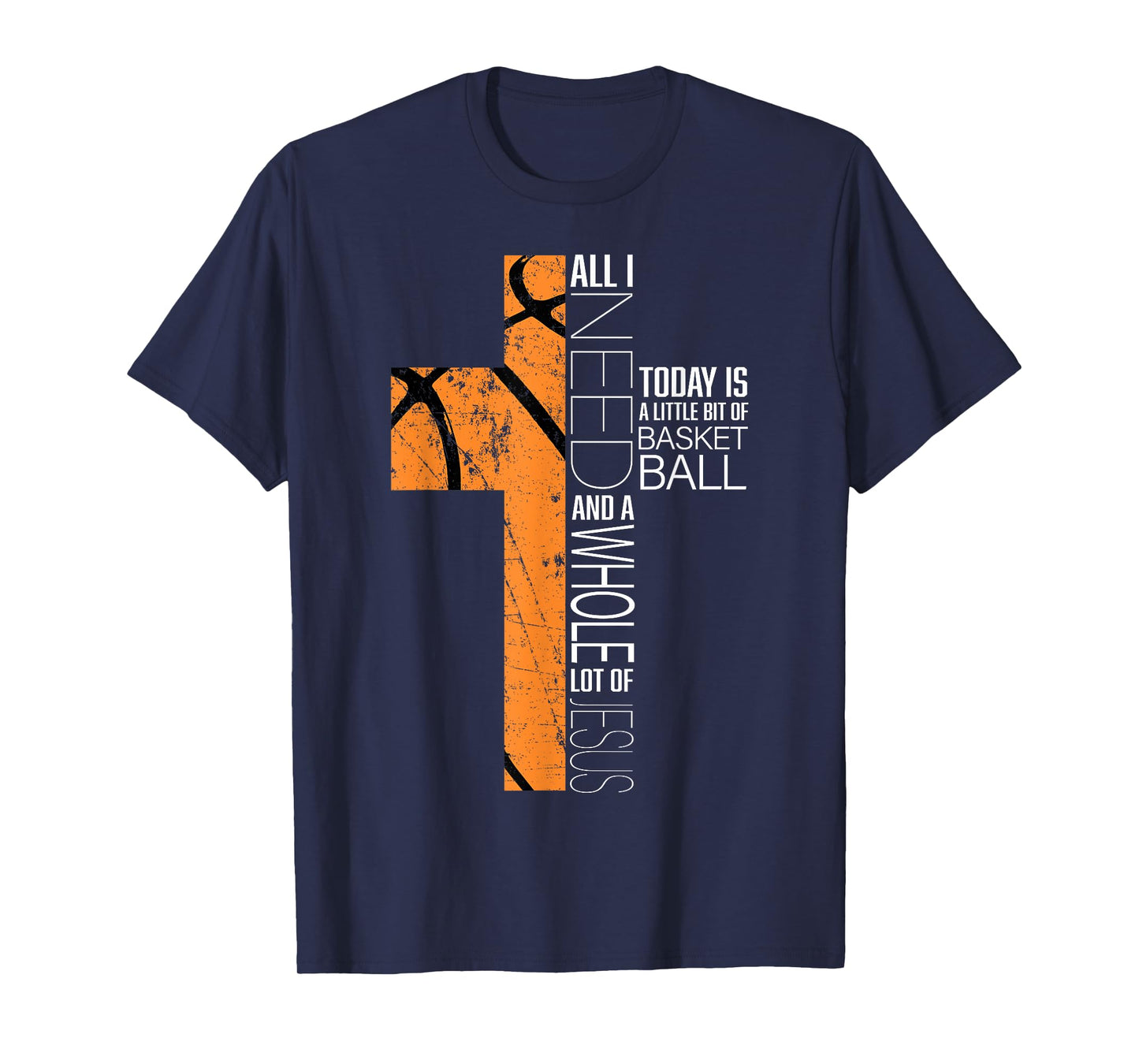 Basketball Christian Gifts Funny Sayings Religious Kids Him T-Shirt