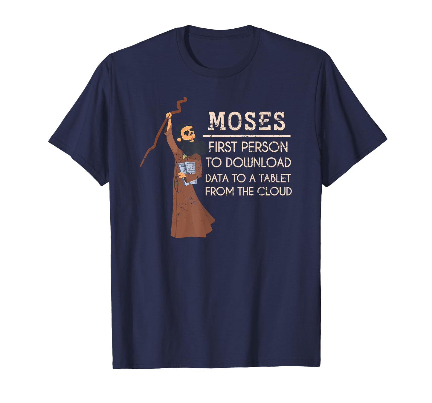 Faith Moses Bible Verse Funny Christian Gift Prayer T-Shirt