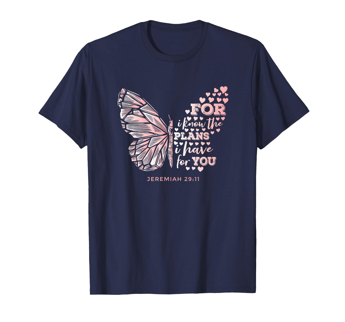 Jeremiah 29:11 Scripture Gift Faithful Christian Believer T-Shirt