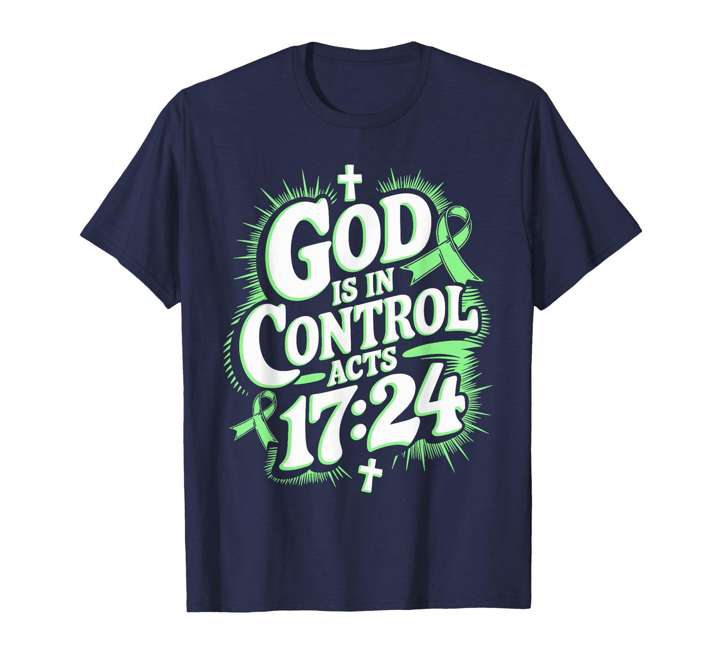 God Is In Control Survivor Non-Hodgkin Lymphoma Awareness T-Shirt
