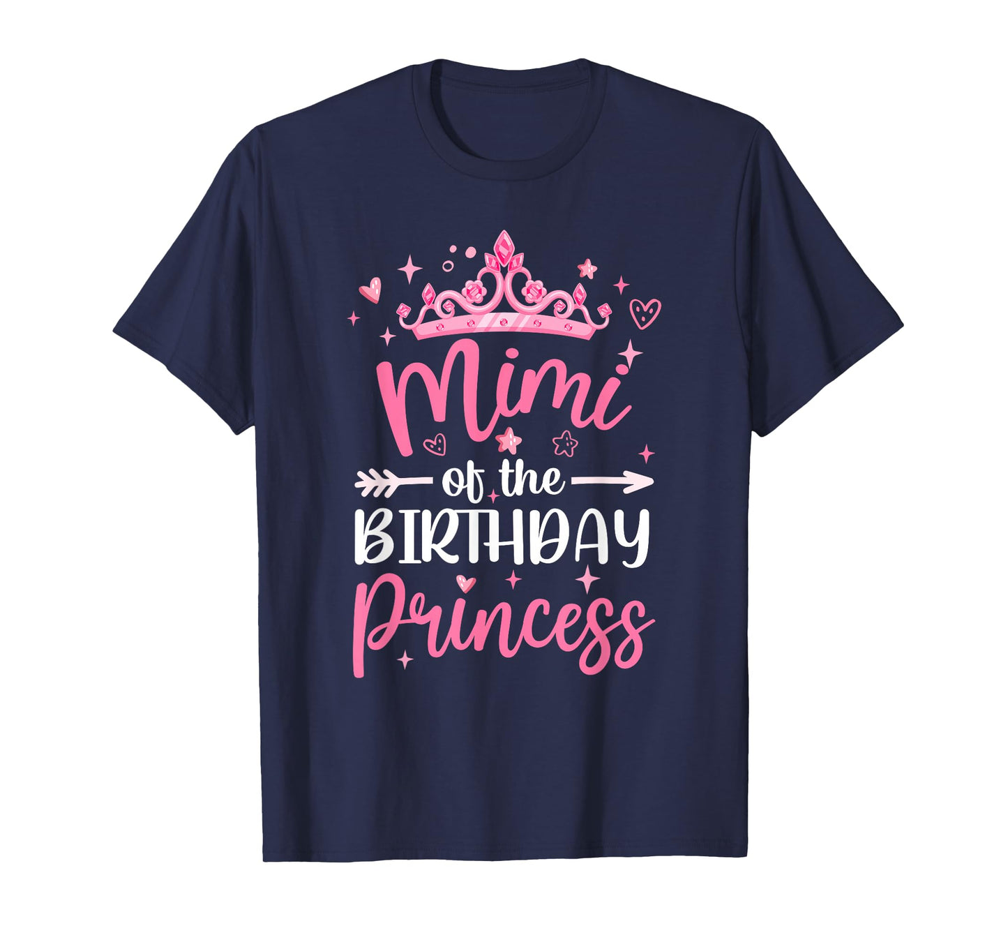 Mimi Of The Birthday Princess Birthday Girl Kid Family T-Shirt