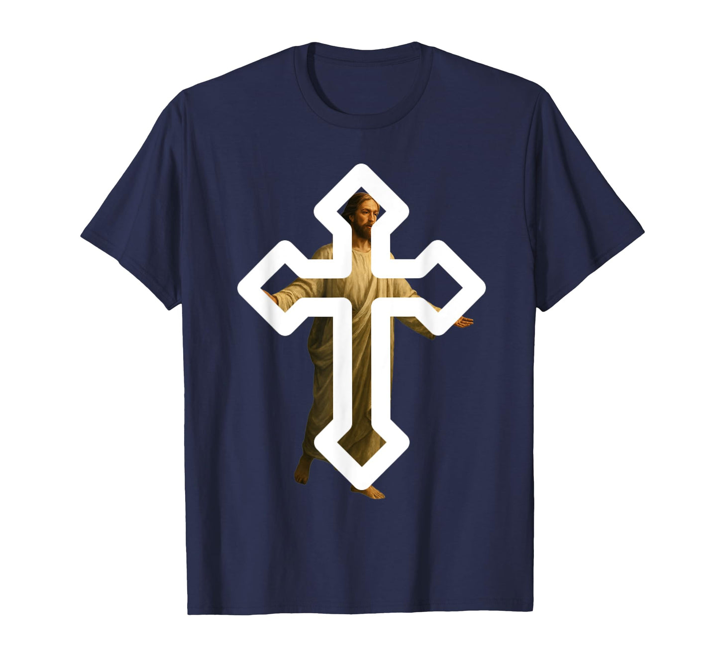 Jesus Cross Symbol | Christian Faith Spiritual Art T-Shirt