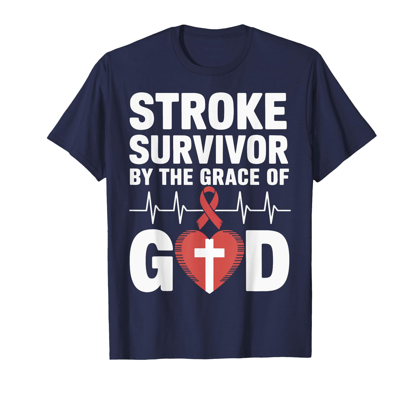Stroke Survivor By The Grace Of God T-Shirt