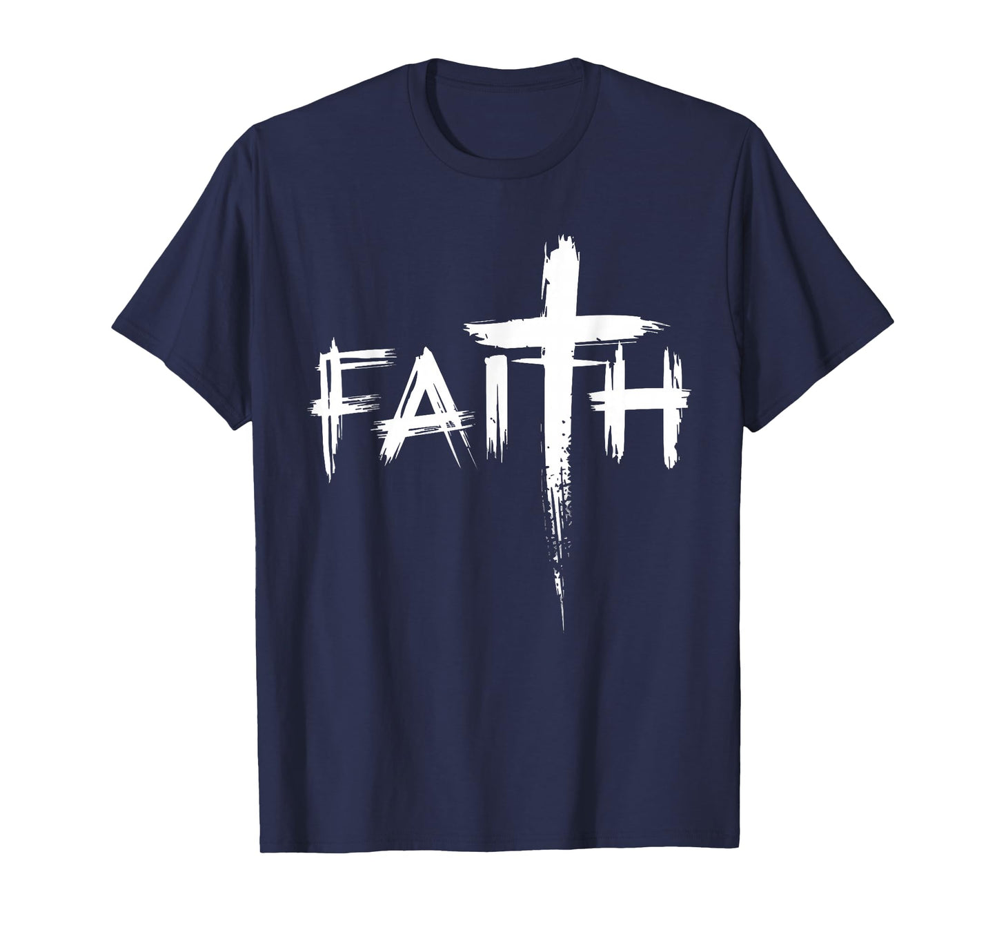 Christian Faith & Cross Retro Christian Faith for Men Women T-Shirt