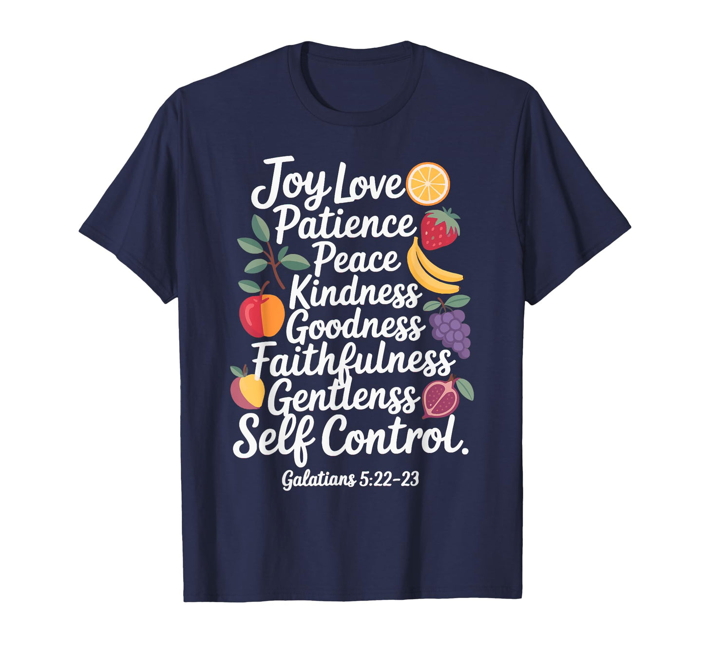Awesome Galatians Fruit Of The Spirit Religious Verses T-Shirt