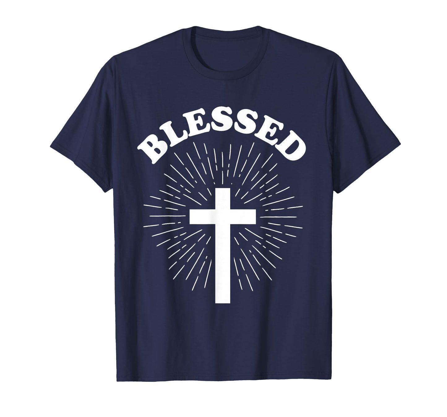 Vintage Blessed Christian Faith Cross Jesus Lover Spiritual T-Shirt