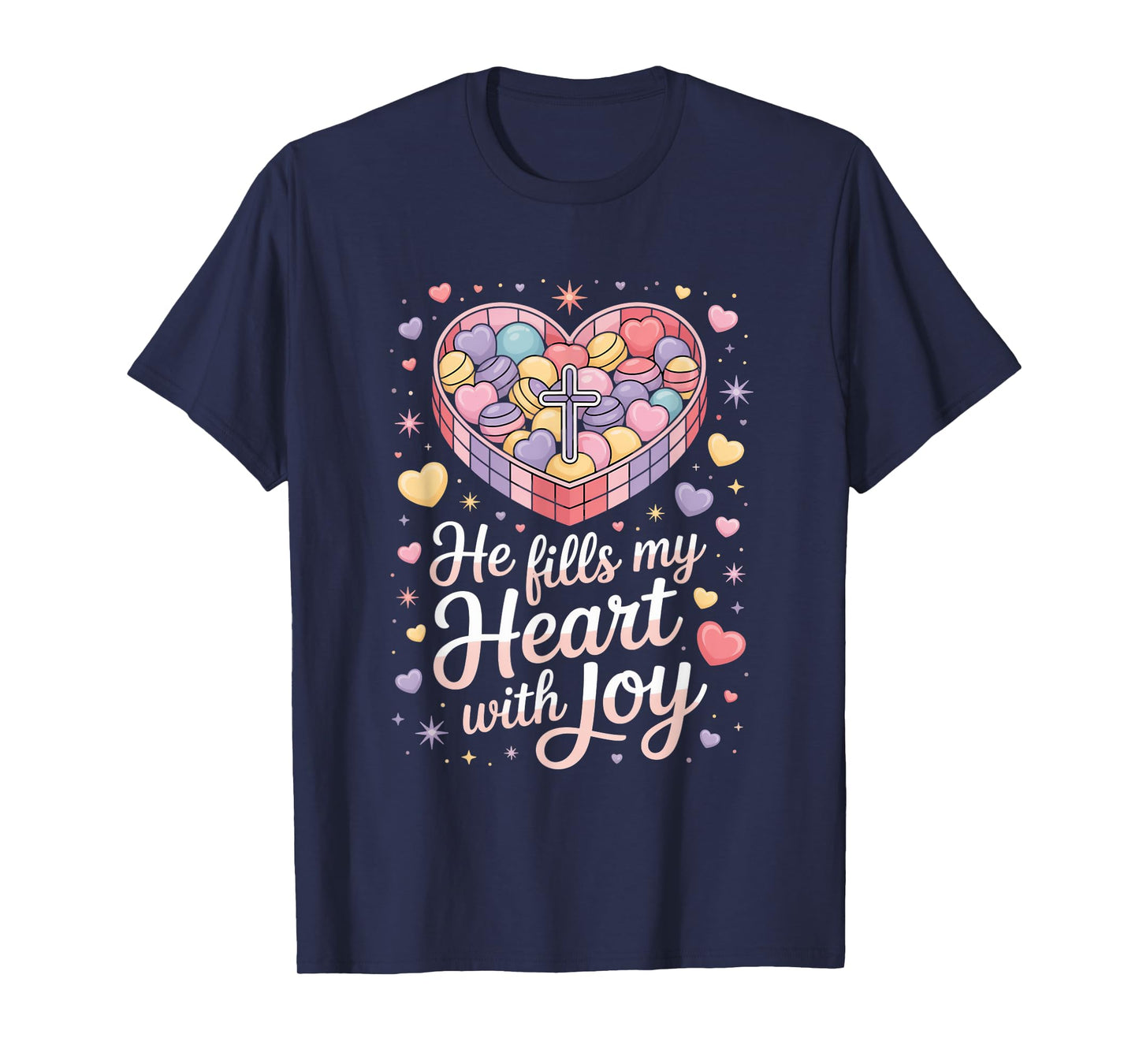 Christian He Fills My Heart with Joy T-Shirt