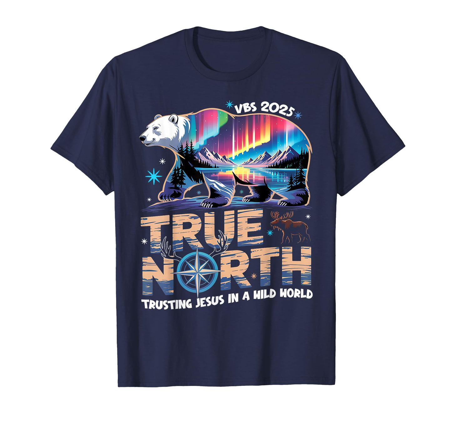 True North VBS Trusting Jesus In A Wild World Summer Camp T-Shirt