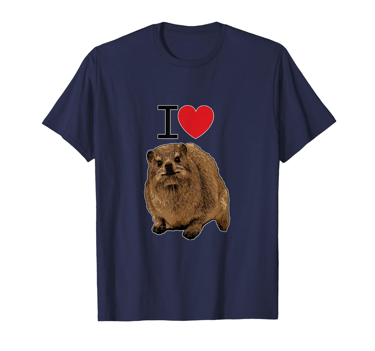 I love Rock Hyraxes | I love Daisies | I love Rabbits T-Shirt