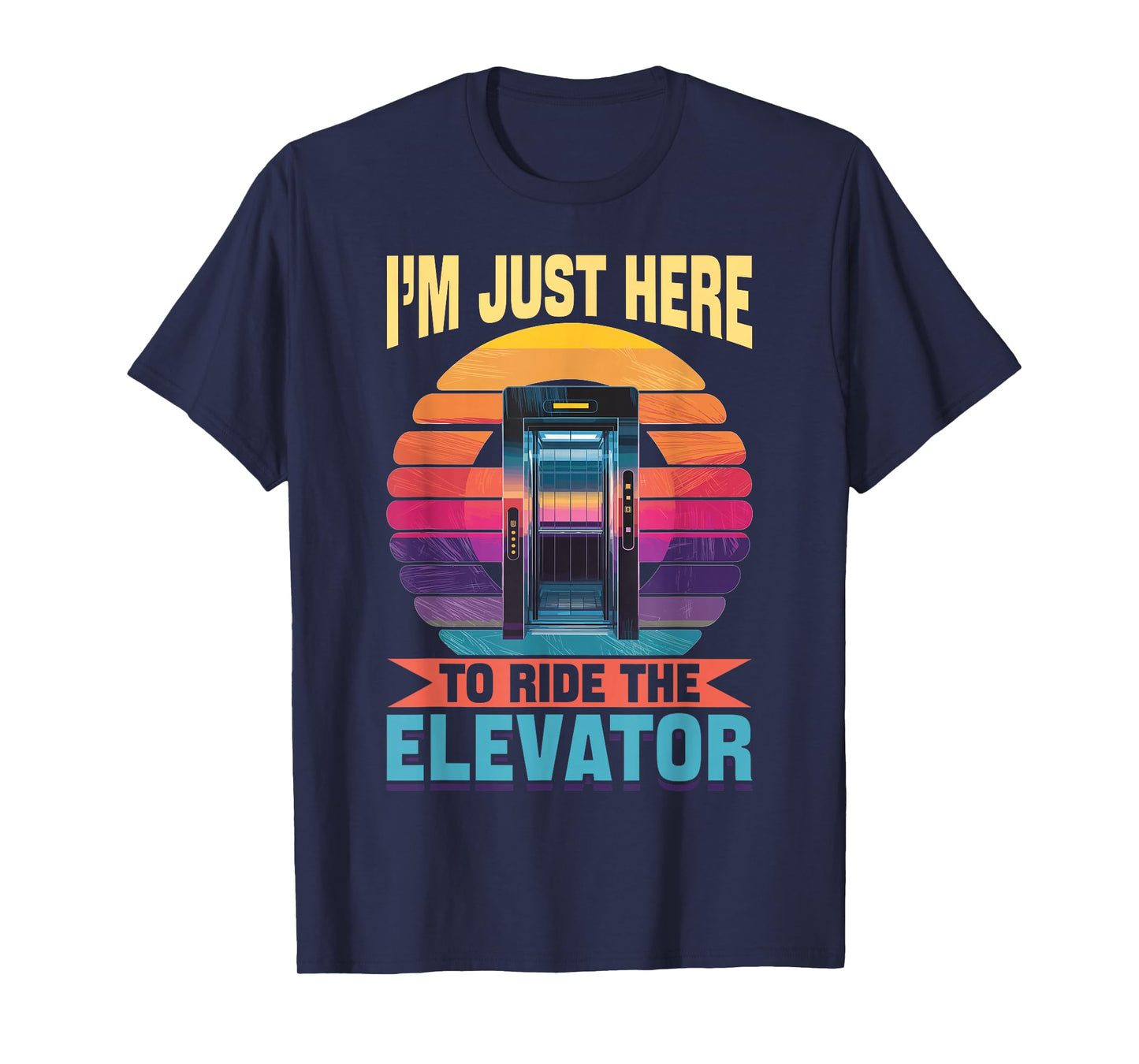 Elevator toddler & kids I´m just here to ride the Elevator T-Shirt