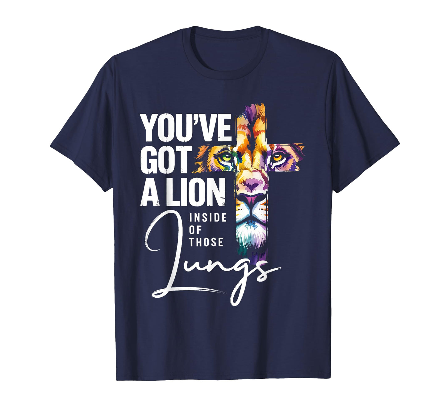 Brandon You Got a Lion Inside of Those Lungs Praise the Lord T-Shirt