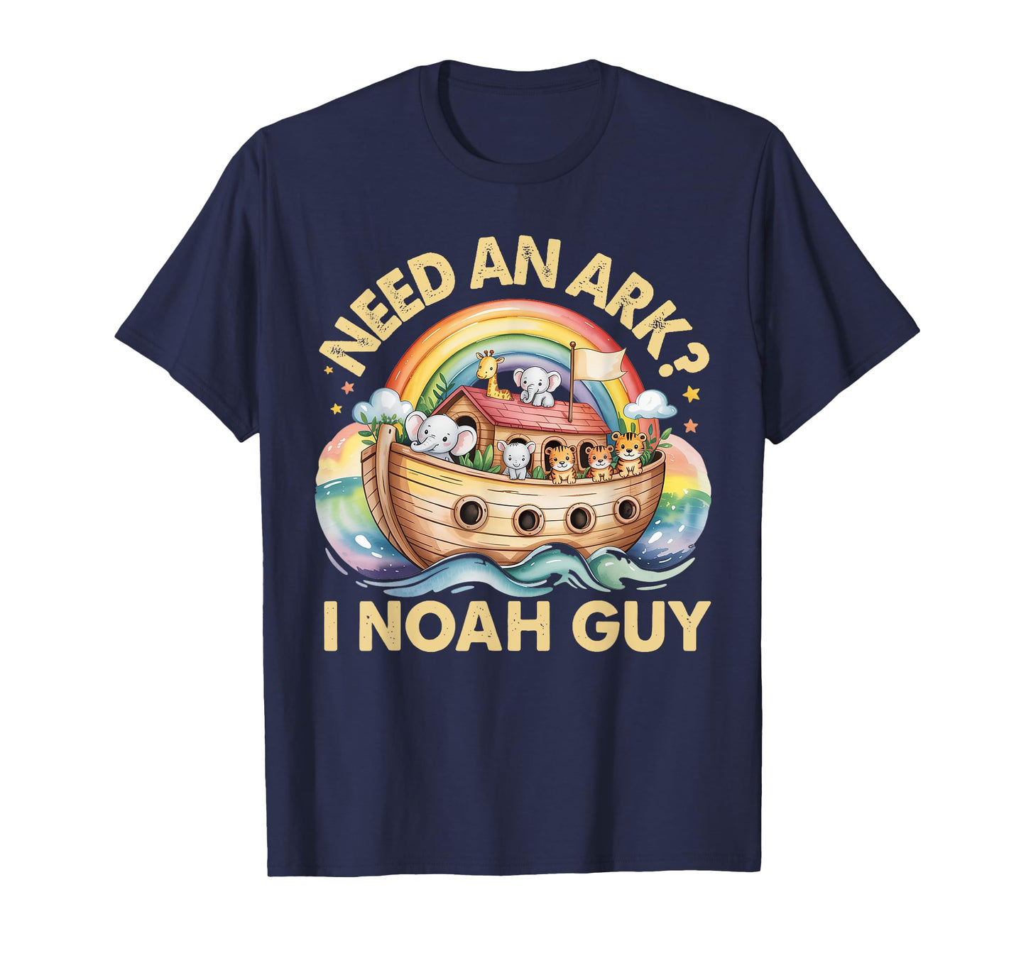 Need An Ark? I Noah Guy Funny Animals Christian for Kids T-Shirt