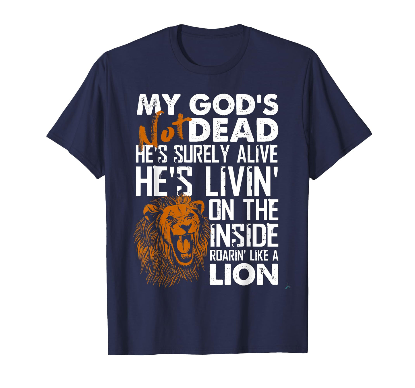 My God's Not Dead Lion Christian Christ Cross Faith T-Shirt T-Shirt