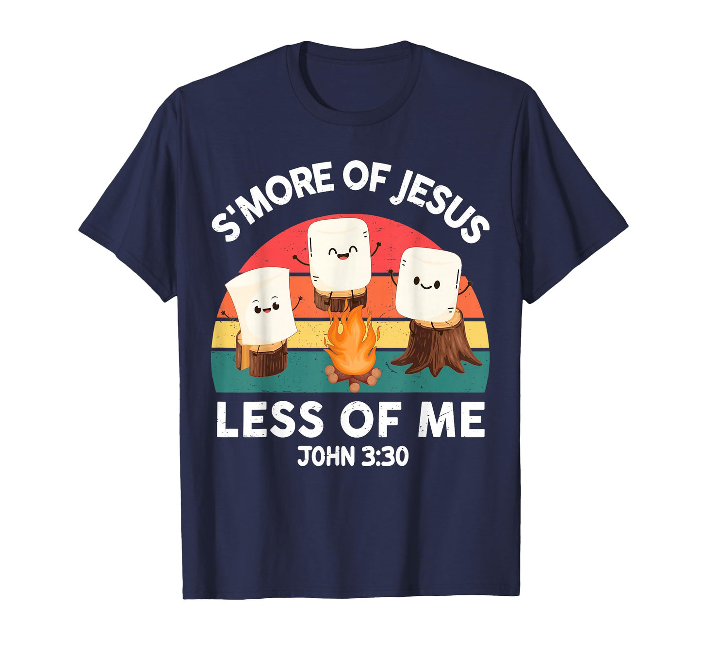 Kids S'more Of Jesus And Less Of Me Girl Religious Christian T-Shirt