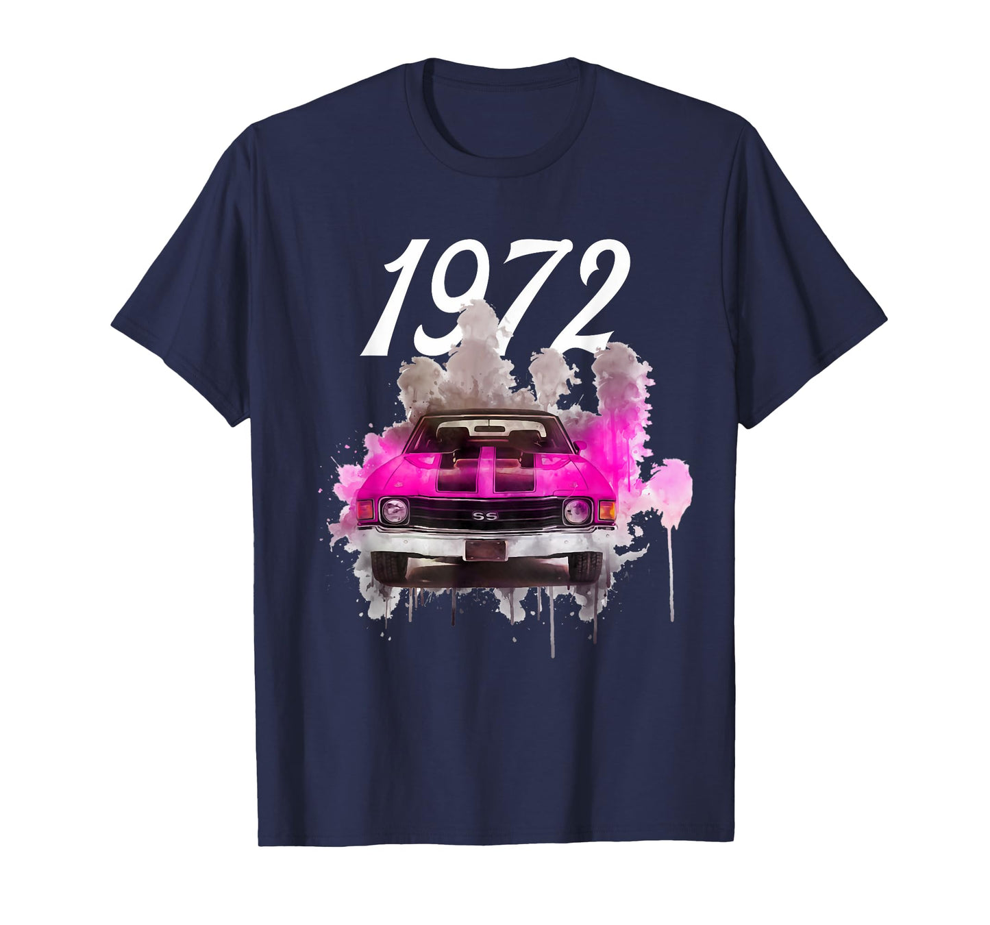 1972 72 Chevelle SS Trending Chevys Muscle Pink Car T-Shirt