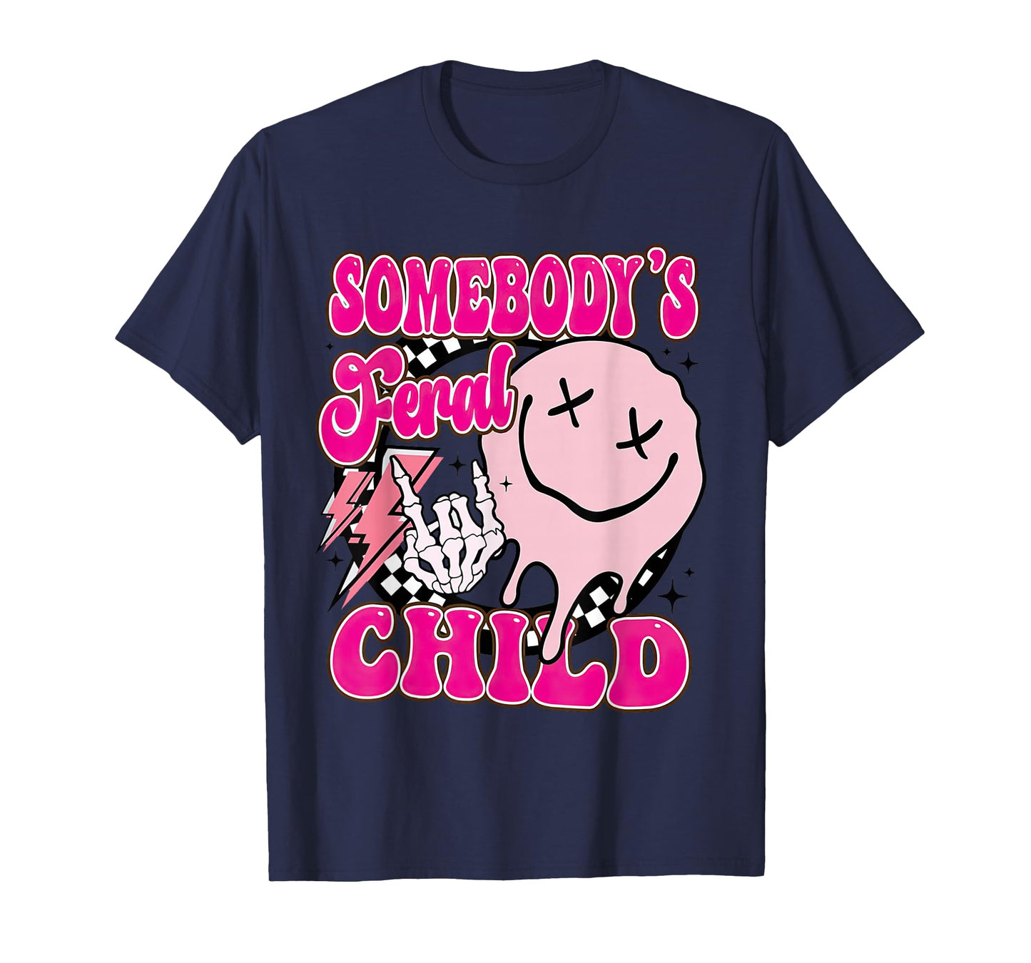 Somebody's Feral Child Toddler Girl and Boy Funny Quotes T-Shirt